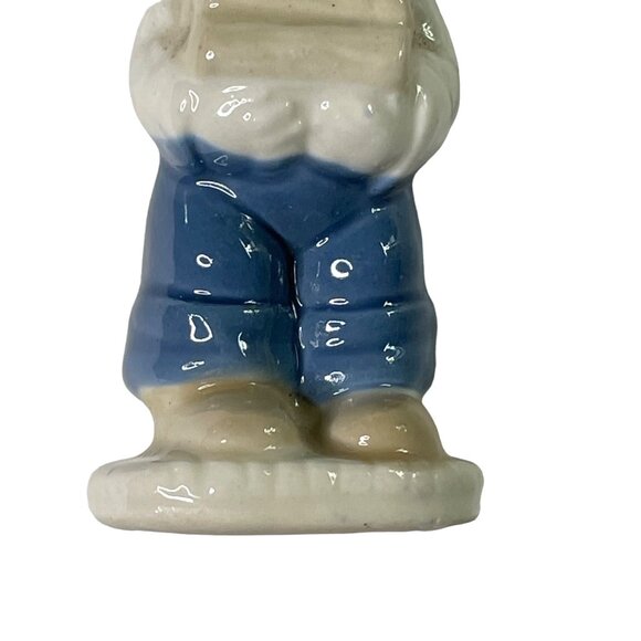 Vintage Figurine Country Boy Gathering Wood Figurine Hand Painted Porcelain u - Picture 3 of 7